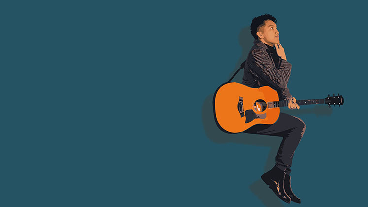Large image of stand-Up comic JR De Guzman